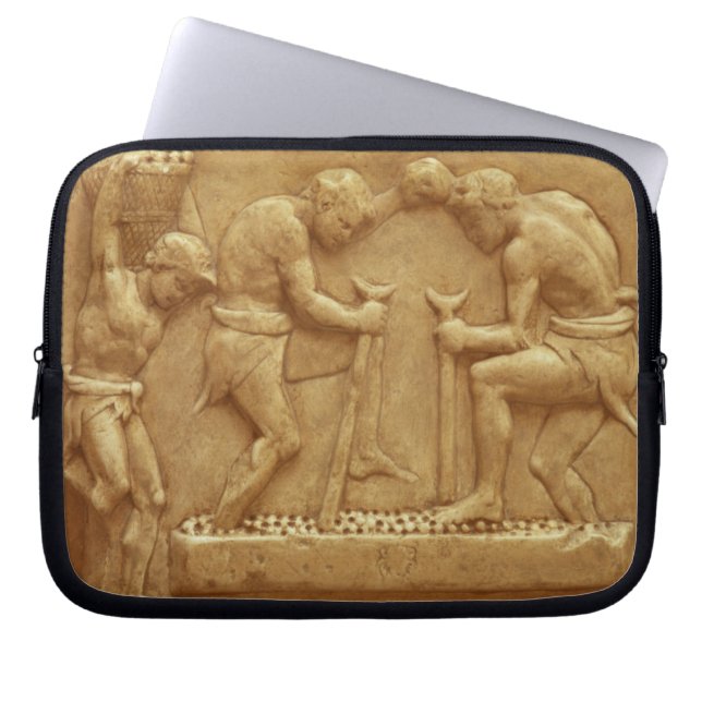 Pressing the Grapes (marble) Laptop Sleeve (Front)