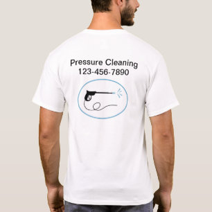 Pressure Cleaning And Washing Staff Work Shirts