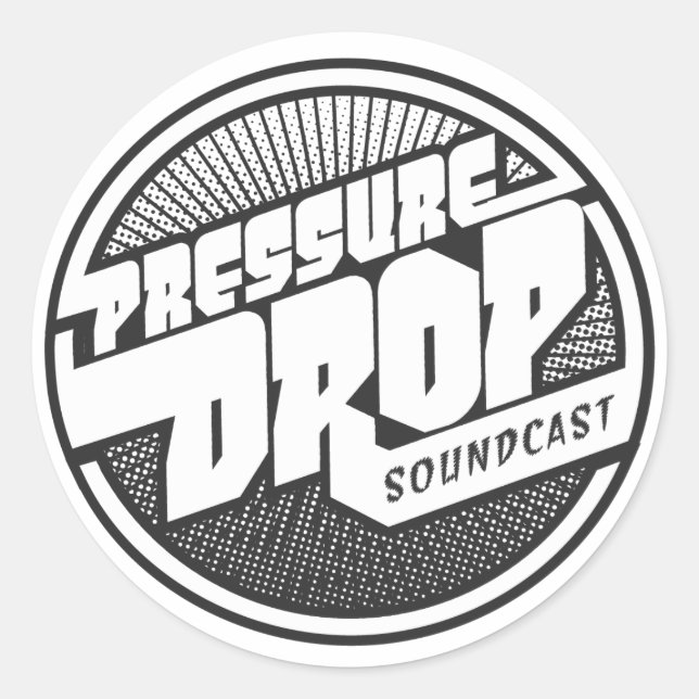 Pressure Drop Soundcast Sticker (Front)