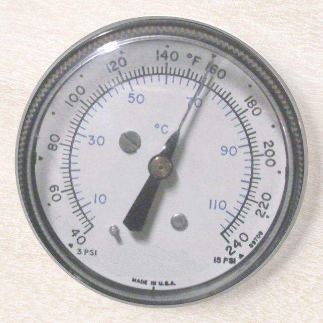 Pressure Gauge Coasters (Front)