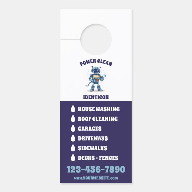 Pressure Washer Door Hanger (Front)