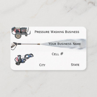Pressure Washing  Business Card