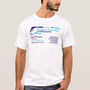 Pressure Washing Navy Power Wash Cleaning T-Shirt