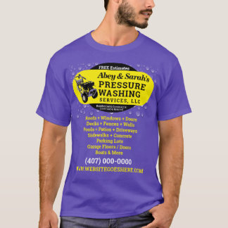 Pressure Washing Power Cleaning Business  T-Shirt
