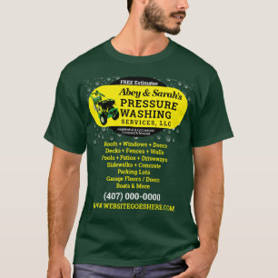 Pressure Washing Power Cleaning Business  T-Shirt