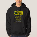 Pressure Washing Power Cleaning Business  T-Shirt Hoodie<br><div class="desc">Increase your visibility and neighbourhood presence while boosting sales with tthis professional pressure washing / power cleaning t-shirt (front & back) design template to print and attract more possible clients. See matching business cards and other possible products for precision branding. Edit by adding and remove information for more accurate branding....</div>