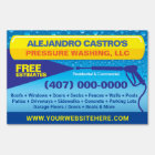 Pressure Washing Power Washing Cleaning Yard Sign