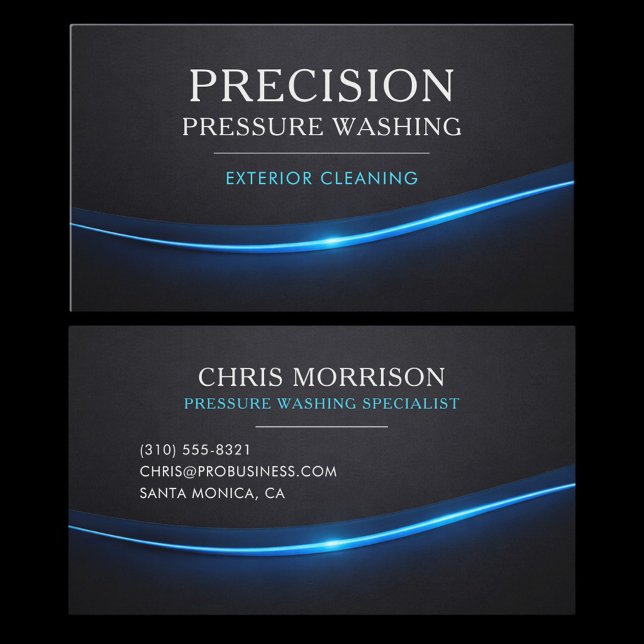 Pressure Washing Professional Business Card (Creator Uploaded)