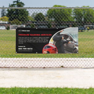 Pressure Washing Service Custom  Banner