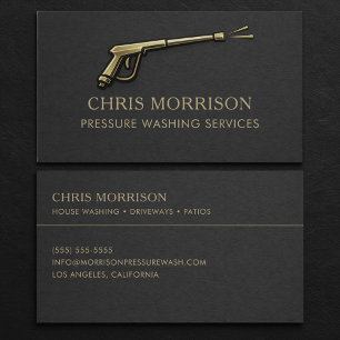 Pressure Washing Services Business Card