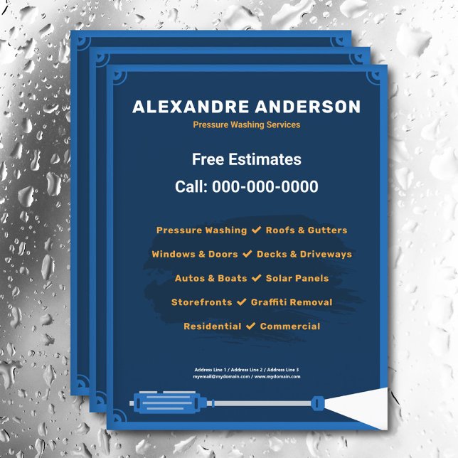 Pressure Washing Services Flyer (Pressure Washing Services Flyer)