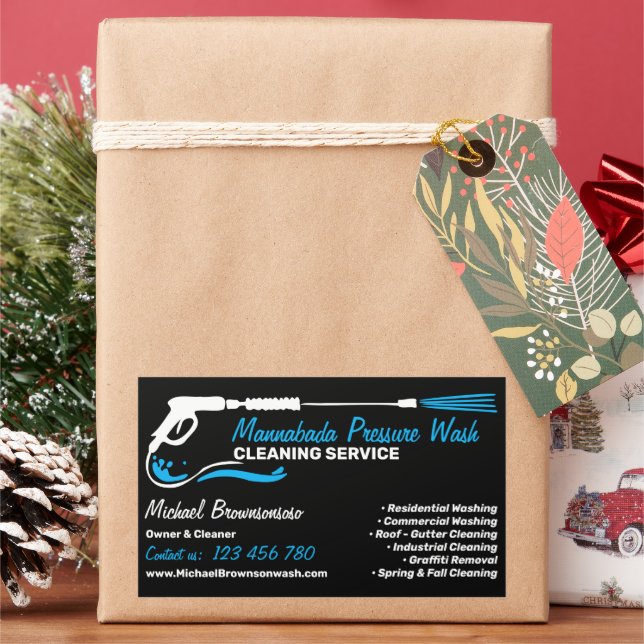 Pressure Washing Sticker (Holiday)