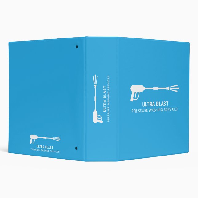 Pressure Washing Water Spray Gun Teal Binder (Background)