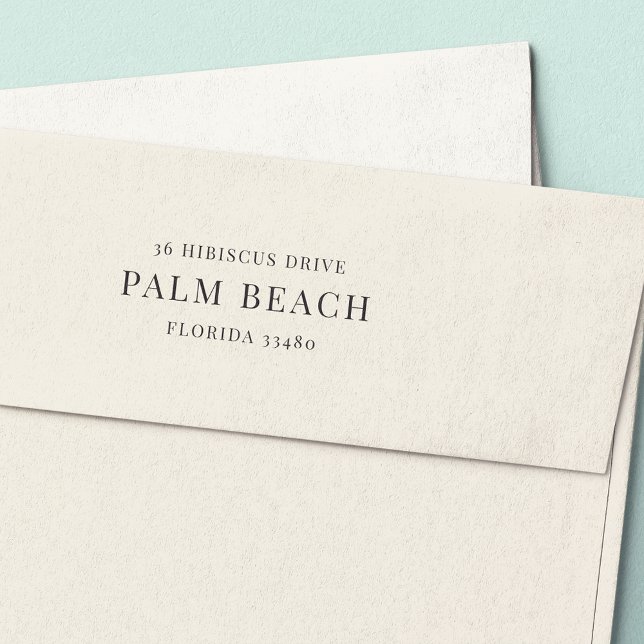 Prestige | Classic Minimal Return Address Self-inking Stamp (Creator Uploaded)