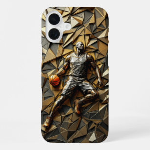 Prestige Dunk: Luxe Basketball  iPhone 16 Plus Case