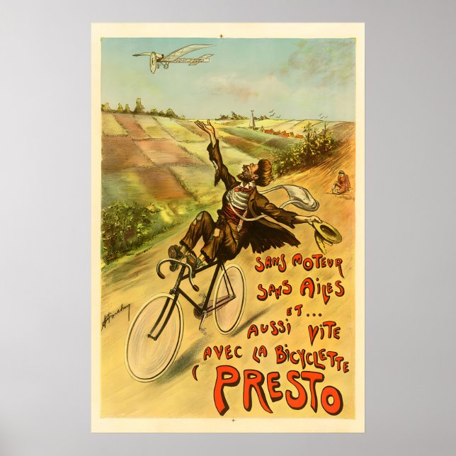 Presto Bicycle Poster (Front)