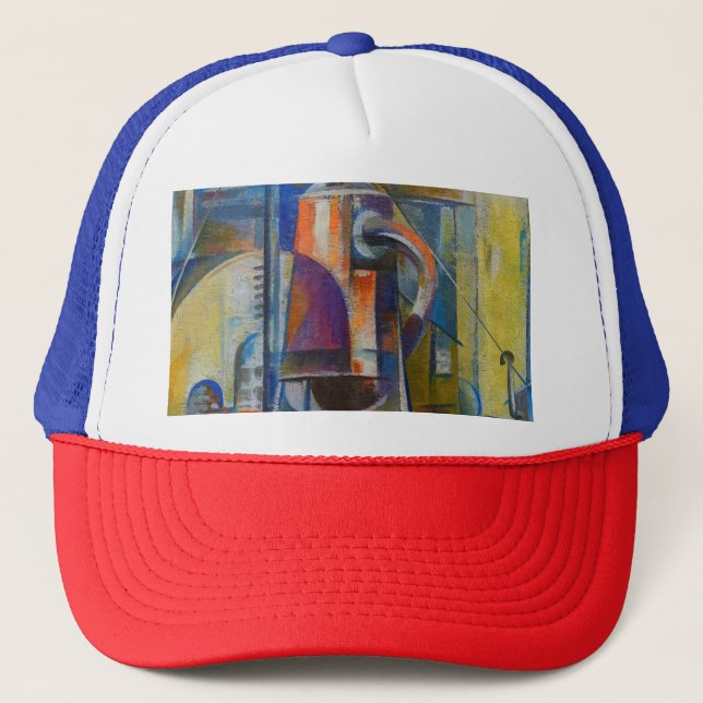 Preston Dickinson Industrial Landscape Trucker Hat (Front)