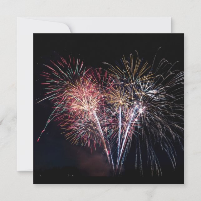 **PRÊT À CÉLÉBRER un INVITATION *4 juillet FÊTE* (Devant)