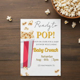 Prêt à éclater ! Invitation pour une baby shower s