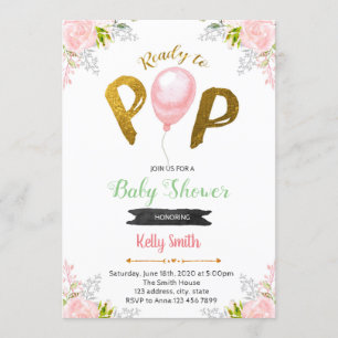 Prêt à lancer une invitation de baby shower
