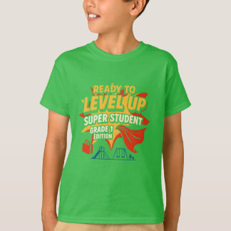 Prêt à monter le niveau T-shirt de l'école