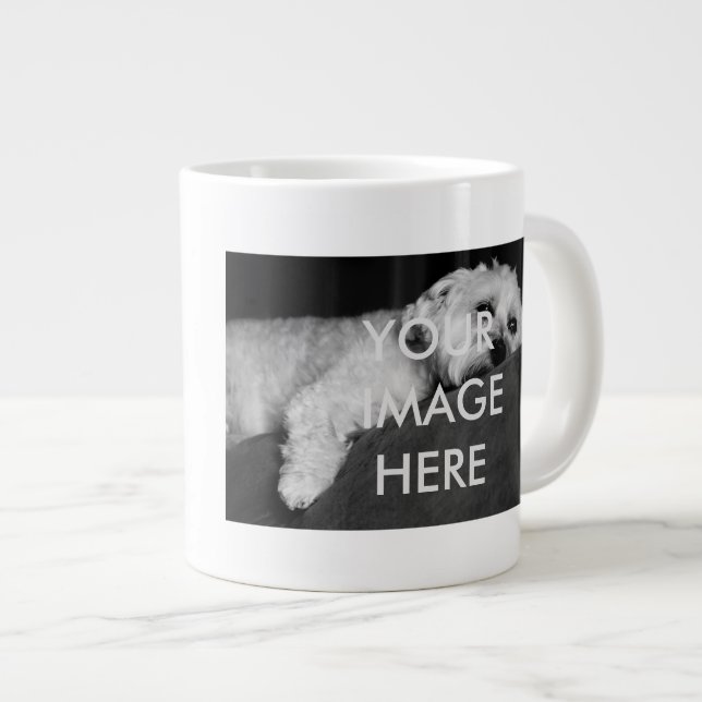 Prêt à personnaliser la tasse de 20 onces (Devant droit)