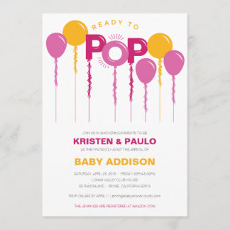 Prêt À Pop Baby shower Invitation