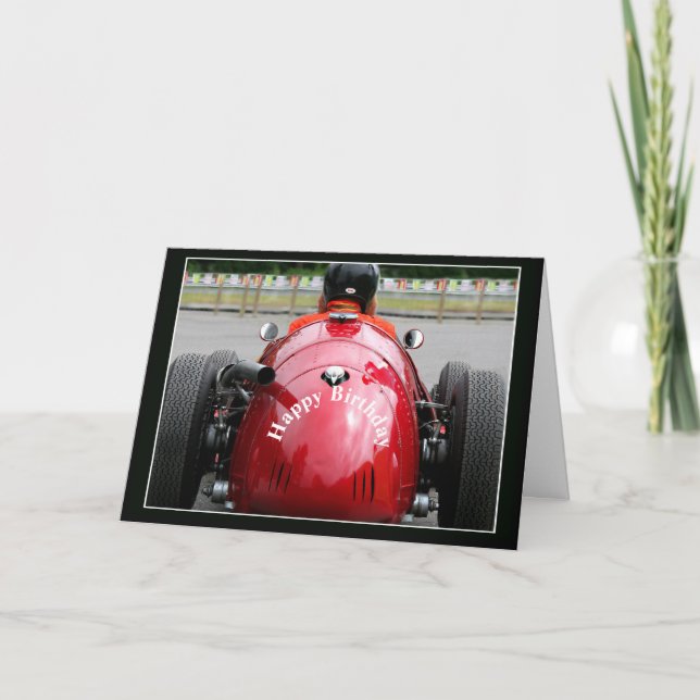 Prêt pour la carte d'anniversaire (Devant)