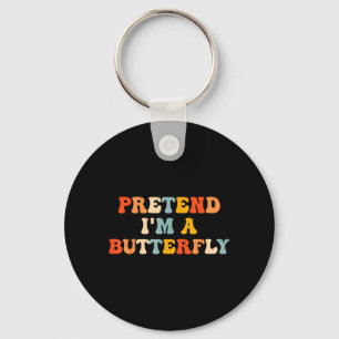 Pretend A Butterfly Halloween Costume Butterfly Keychain