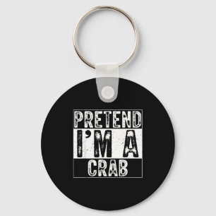 Pretend a crab family women men kids costume keychain