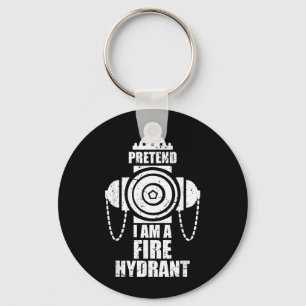 Pretend A Fire Hydrant Lazy Halloween Party Easy Keychain