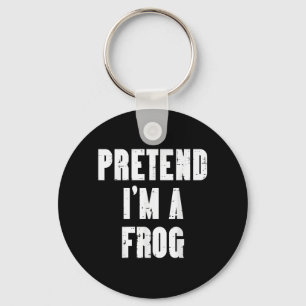 Pretend A Frog Funny Costume Halloween Men Women Keychain