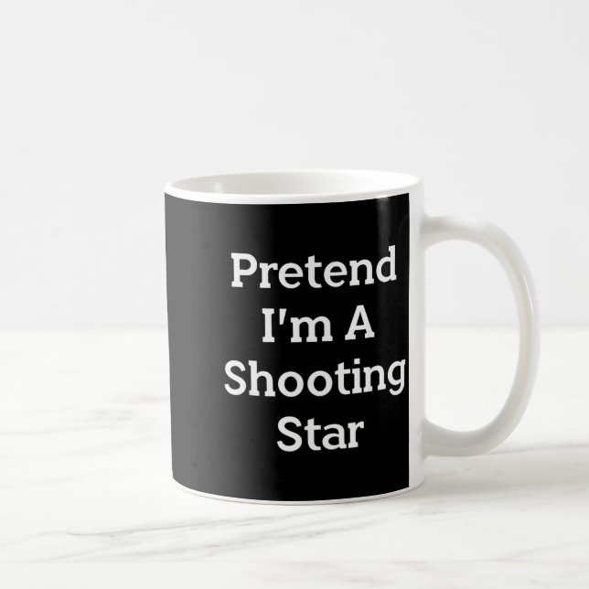 Pretend A Shooting Star Costume Funny Halloween Coffee Mug (Right)