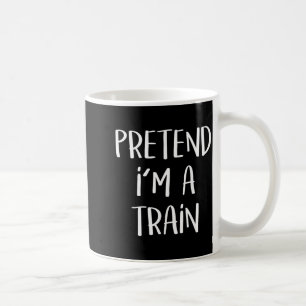 Pretend A Train Costume Party Funny Halloween Coffee Mug