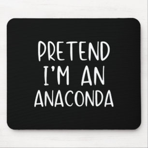 Pretend an Anaconda Costume Halloween Simple Kid Mouse Pad