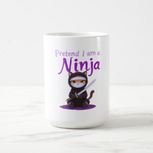 Pretend I Am a Ninja - Funny Halloween Costume  Coffee Mug