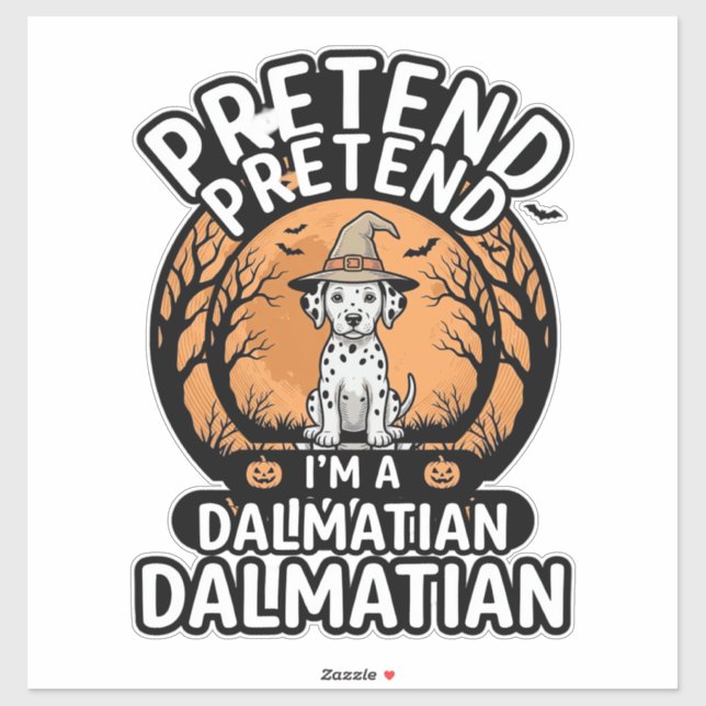 Pretend I’m a Dalmatian Halloween Dog (Sheet)