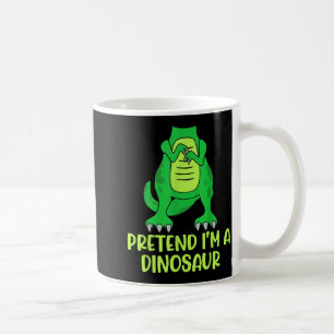 Pretend I’m A Dinosaur Costume Lazy Halloween Coffee Mug