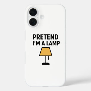 Pretend I’m A Lamp Minimalist Lightbulb Phone Case