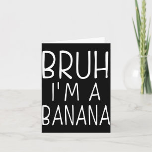 Pretend Im A Banana Funny Halloween Costume Party Card