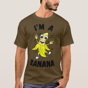 Pretend I'm A Banana Yellow Cute Funny Halloween C T-Shirt