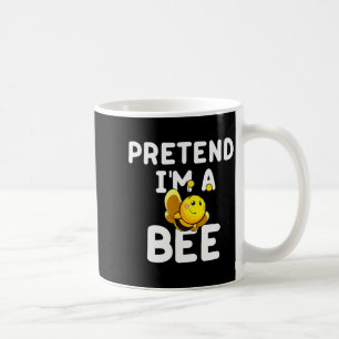 Pretend I'm A Bee Funny Lazy Easy Halloween Costum Coffee Mug