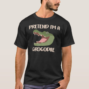 Pretend I'm a Crocodile Teeth for Crocodile T-Shirt
