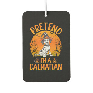Pretend i'm a Dalmatian Dog Halloween (1) Air Freshener