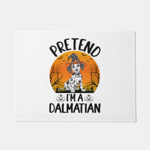 Pretend i'm a Dalmatian Dog Halloween (3) Doormat