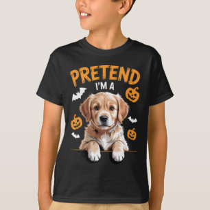 Pretend I'm A Dog Lover's Funny Halloween Costume T-Shirt