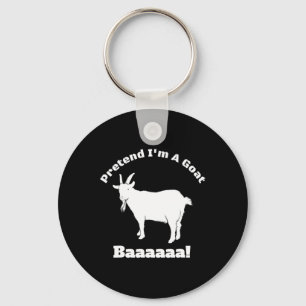 Pretend I'm A Goat - Easy Halloween Costume Keychain