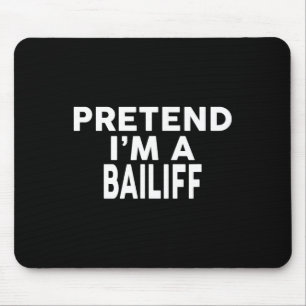 Pretend I'm A Iliff Design Halloween Costume Mouse Pad
