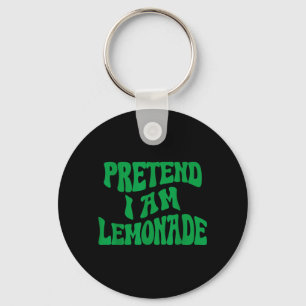 Pretend Im a Lemonade Funny lazy Halloween Costume Keychain