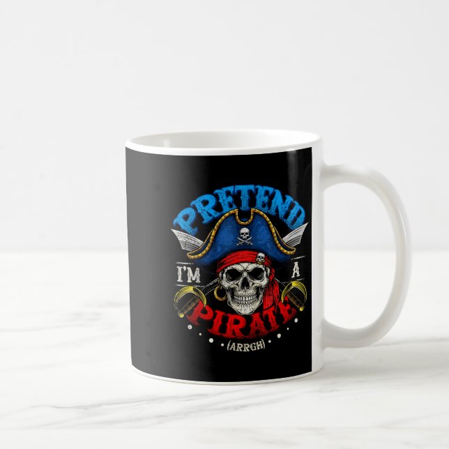 Pretend I'm A Rate Costume Funny Halloween Shirt B Coffee Mug (Right)
